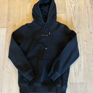 1017 ALYX 9SM Black Hoodie with Logo - Size L